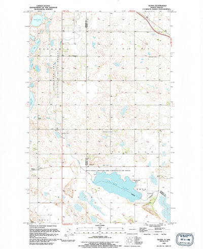 United States Geological Survey Tilden, ND (1994, 24000-Scale) digital map