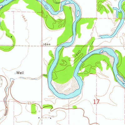 United States Geological Survey Tilden, NE (1963, 24000-Scale) digital map