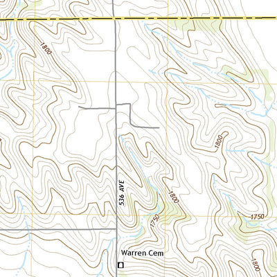 United States Geological Survey Tilden, NE (2021, 24000-Scale) digital map