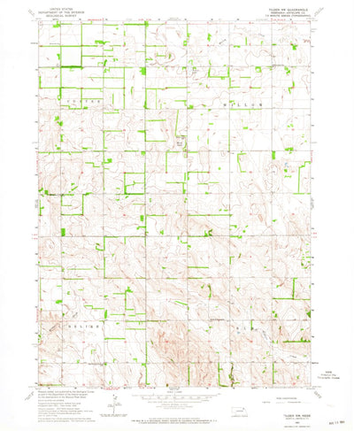 United States Geological Survey Tilden NW, NE (1963, 24000-Scale) digital map