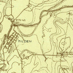 United States Geological Survey Tilden, TX (1925, 48000-Scale) digital map
