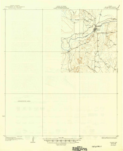 United States Geological Survey Tilden, TX (1930, 62500-Scale) digital map