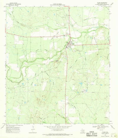 United States Geological Survey Tilden, TX (1968, 24000-Scale) digital map