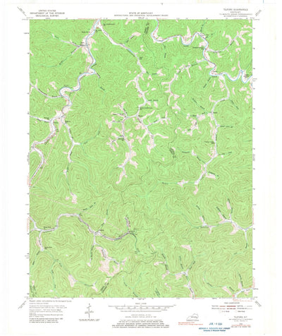 United States Geological Survey Tilford, KY (1954, 24000-Scale) digital map