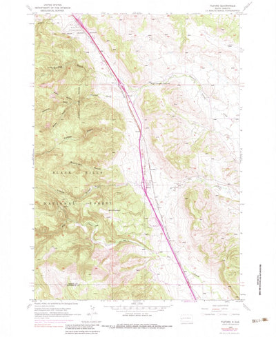 United States Geological Survey Tilford, SD (1953, 24000-Scale) digital map