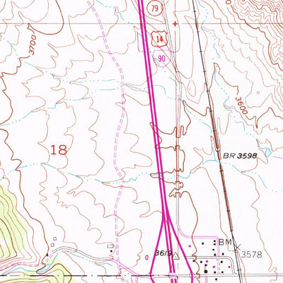 United States Geological Survey Tilford, SD (1953, 24000-Scale) digital map