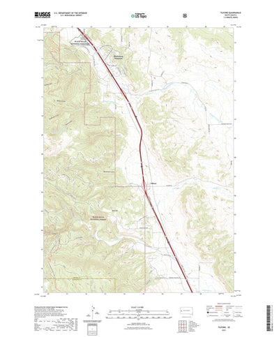 United States Geological Survey Tilford, SD (2021, 24000-Scale) digital map