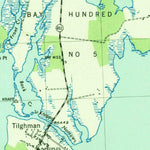 United States Geological Survey Tilghman, MD (1942, 31680-Scale) digital map