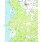 United States Geological Survey Tillamook, OR (1955, 62500-Scale) digital map
