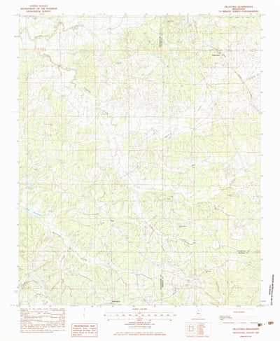 United States Geological Survey Tillatoba, MS (1983, 24000-Scale) digital map