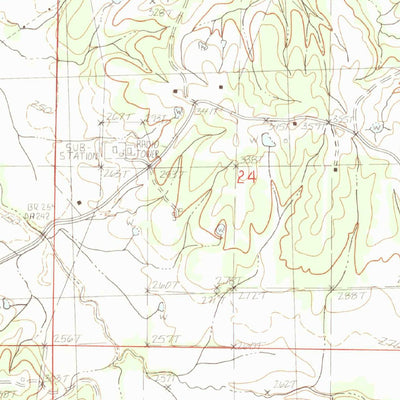 United States Geological Survey Tillatoba, MS (1983, 24000-Scale) digital map