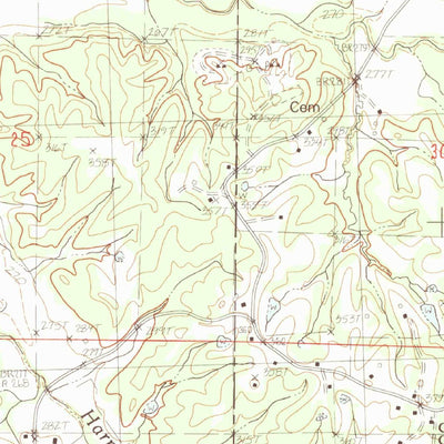 United States Geological Survey Tillatoba, MS (1983, 24000-Scale) digital map