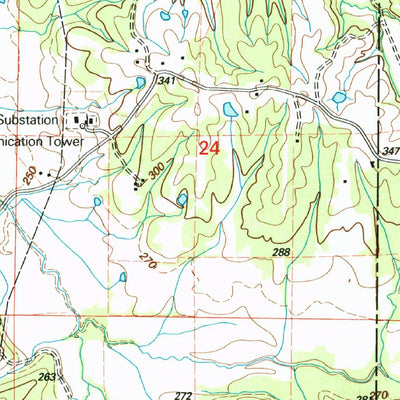 United States Geological Survey Tillatoba, MS (2000, 24000-Scale) digital map