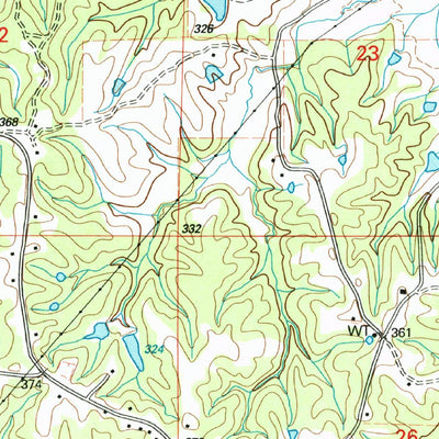 United States Geological Survey Tillatoba, MS (2000, 24000-Scale) digital map