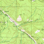 United States Geological Survey Tiller, OR (1944, 62500-Scale) digital map