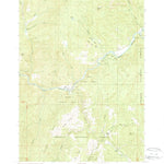 United States Geological Survey Tiller, OR (1989, 24000-Scale) digital map