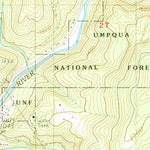 United States Geological Survey Tiller, OR (1989, 24000-Scale) digital map