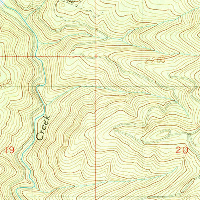 United States Geological Survey Tiller, OR (1989, 24000-Scale) digital map