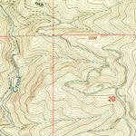 United States Geological Survey Tiller, OR (1998, 24000-Scale) digital map