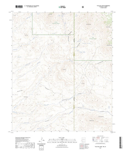 Tillie Hall Peak, NM (2023, 24000-Scale) Map by United States ...