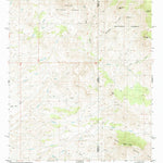 United States Geological Survey Tillie Hall Peak, NM-AZ (1986, 24000-Scale) digital map