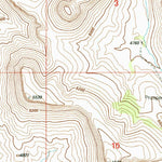 United States Geological Survey Tillie Hall Peak, NM-AZ (1997, 24000-Scale) digital map
