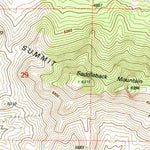 United States Geological Survey Tillie Hall Peak, NM-AZ (1997, 24000-Scale) digital map