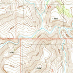 United States Geological Survey Tillie Hall Peak, NM-AZ (2005, 24000-Scale) digital map