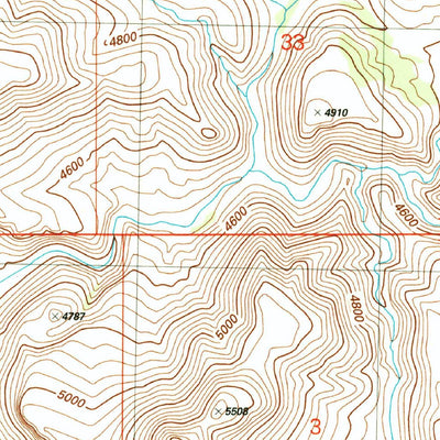 United States Geological Survey Tillie Hall Peak, NM-AZ (2005, 24000-Scale) digital map