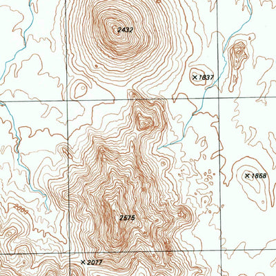 United States Geological Survey Tillotson Peak, AZ (1996, 24000-Scale) digital map