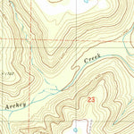 United States Geological Survey Tilly, AR (1980, 24000-Scale) digital map