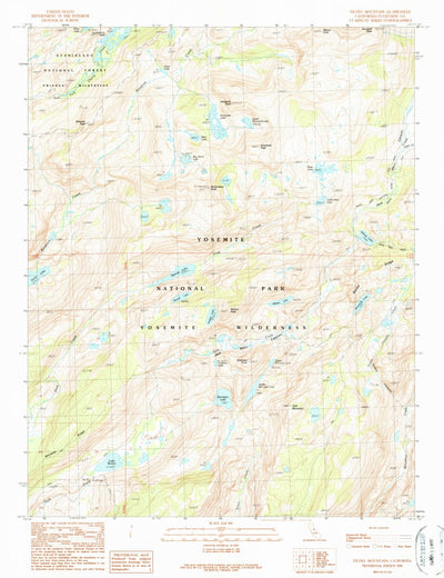 United States Geological Survey Tiltill Mountain, CA (1990, 24000-Scale) digital map