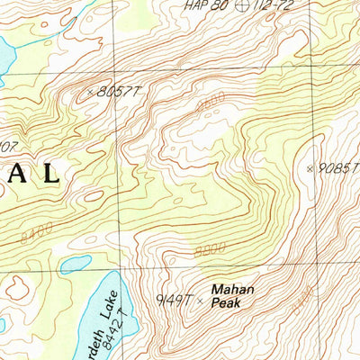 United States Geological Survey Tiltill Mountain, CA (1990, 24000-Scale) digital map