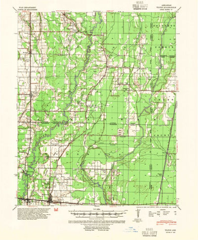 United States Geological Survey Tilton, AR (1940, 62500-Scale) digital map