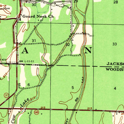 United States Geological Survey Tilton, AR (1940, 62500-Scale) digital map