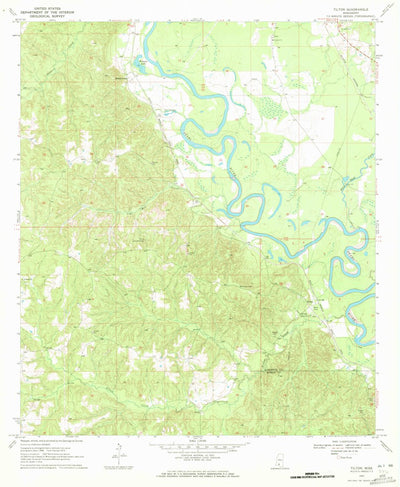 United States Geological Survey Tilton, MS (1970, 24000-Scale) digital map