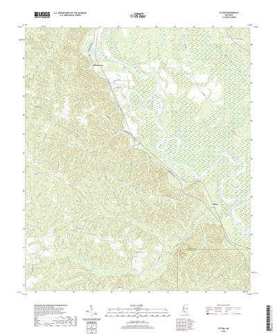 United States Geological Survey Tilton, MS (2020, 24000-Scale) digital map
