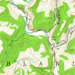 United States Geological Survey Tiltonsville, OH-WV (1957, 24000-Scale) digital map