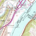 United States Geological Survey Tiltonsville, OH-WV (1968, 24000-Scale) digital map
