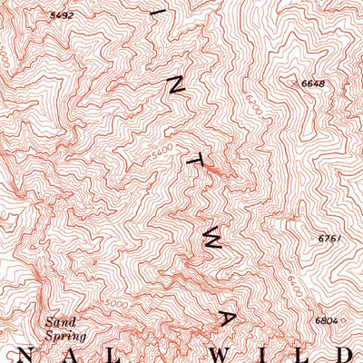 United States Geological Survey Tim Spring, NV (1973, 24000-Scale) digital map