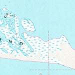 United States Geological Survey Timbalier Island, LA (1953, 24000-Scale) digital map