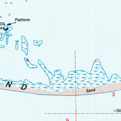 United States Geological Survey Timbalier Island, LA (1994, 24000-Scale) digital map