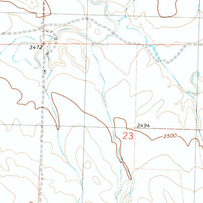 United States Geological Survey Timber Buttes South, MT (1979, 24000-Scale) digital map