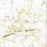 United States Geological Survey Timber Buttes South, MT (1979, 24000-Scale) digital map