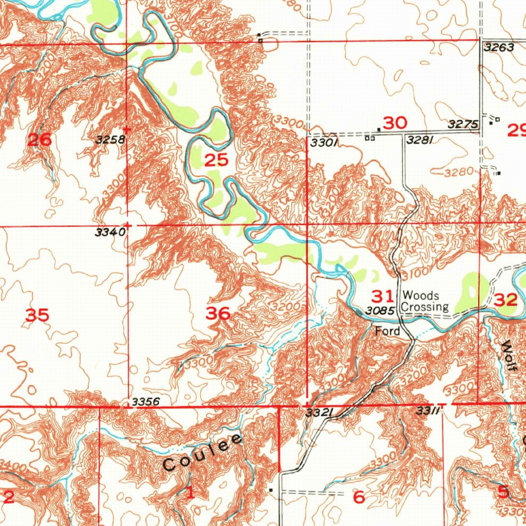 Timber Coulee, MT (1949, 62500-Scale) Map by United States Geological ...