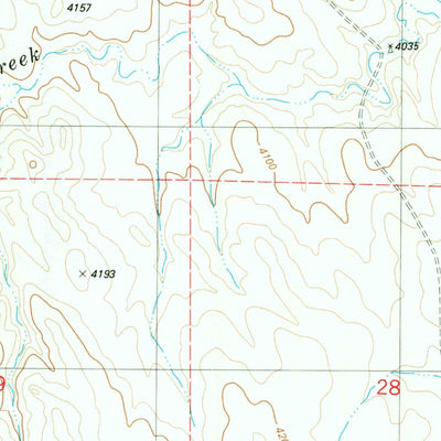 United States Geological Survey Timber Creek, WY (1982, 24000-Scale) digital map