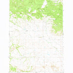 United States Geological Survey Timber Hill, MT (1980, 24000-Scale) digital map