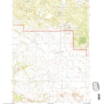 United States Geological Survey Timber Hill, MT (1993, 24000-Scale) digital map