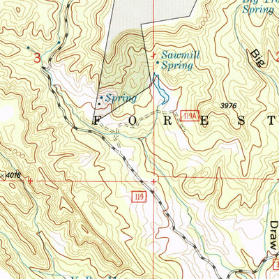 United States Geological Survey Timber Hill, MT (1993, 24000-Scale) digital map
