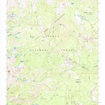 United States Geological Survey Timber Knob, CA (1992, 24000-Scale) digital map